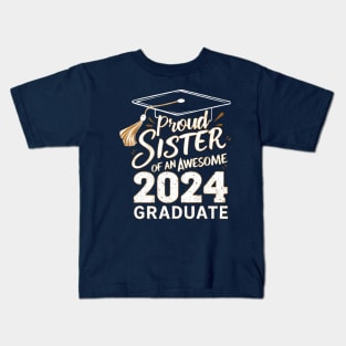 Graduate 2024 sister Kids T-Shirt